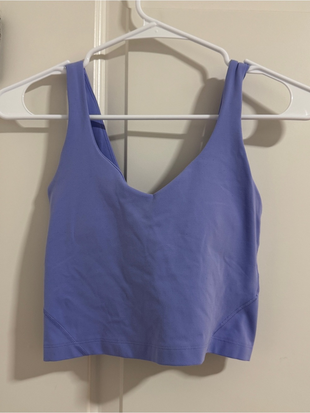 lululemon athletica V-Neck Crop Tank Top - Lavender Blue